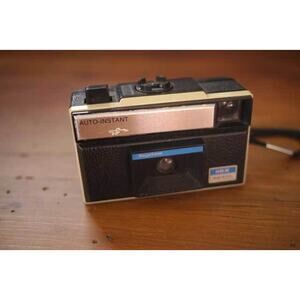 Vintage 60s 70s Keystone 115x Auto Instant Point & Shoot 126 Plastic Film Camera